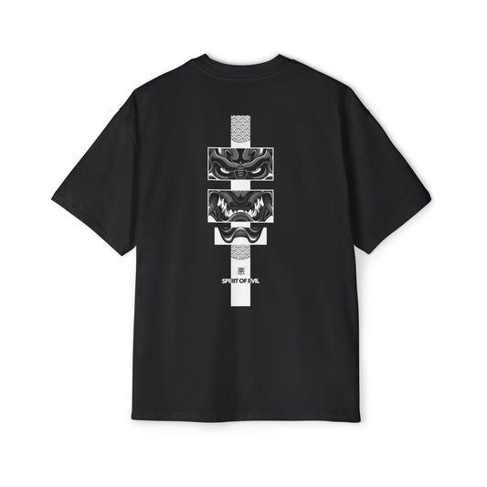 "Spirit Of Evil" Men's Heavy Oversized Tee